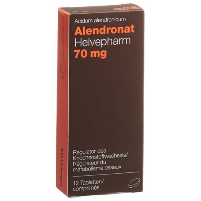 Алендронат Хелвефарм 70 мг 12 таблеток 