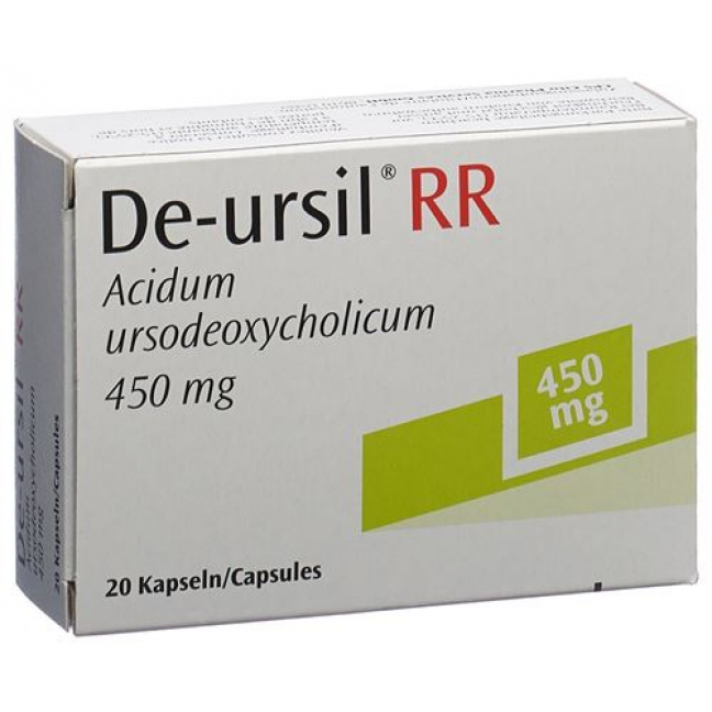 Де-урсил РР 450 мг 20 капсул