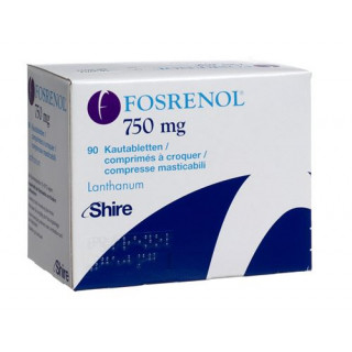 Фосренол 750 мг 90 жевательных таблеток