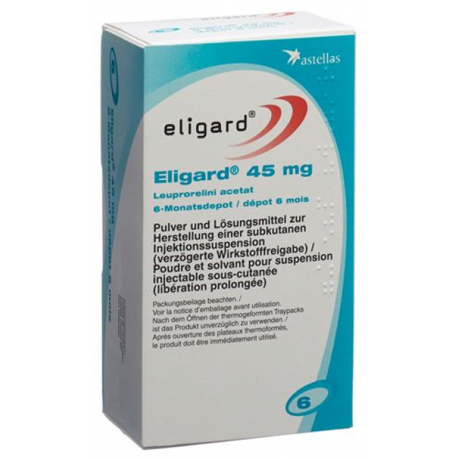 Элигард 45 мг порошок и растворитель 