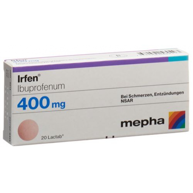 Ирфен 400 мг 50 таблеток покрытых оболочкой