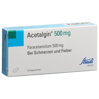 Ацеталгин 500 мг 10 суппозиториев