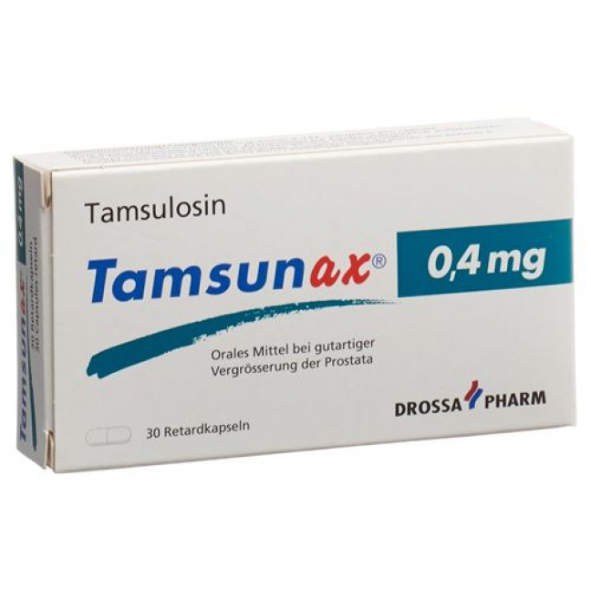 Тамсунакс 0.4 мг 30 ретард капсул 