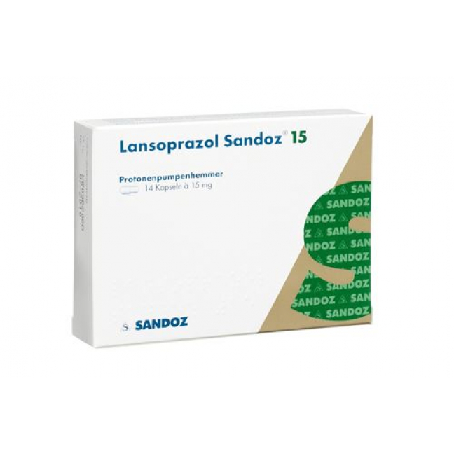 Лансопразол Сандоз 15 мг 28 капсул 