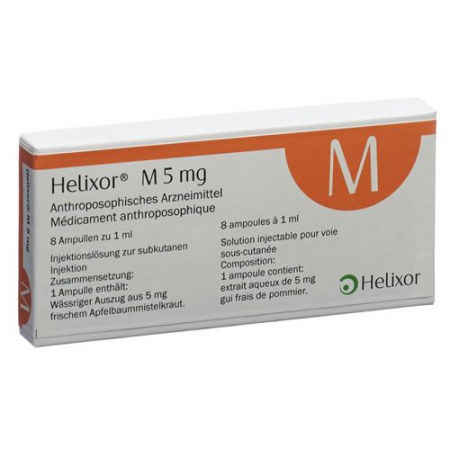 Хеликсор М раствор для инъекций 5 мг 8 ампул