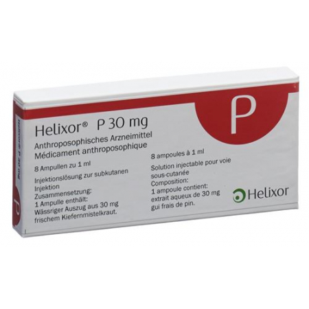 Хеликсор П раствор для инъекций 30 мг 8 ампул