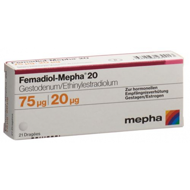 Фемадиол-20 6 x 21 таблетка