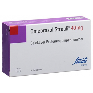 Омепразол Штройли 40 мг 28 таблеток покрытых оболочкой
