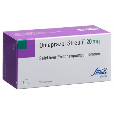 Omeprazol Streuli 20 mg 56 filmtablets
