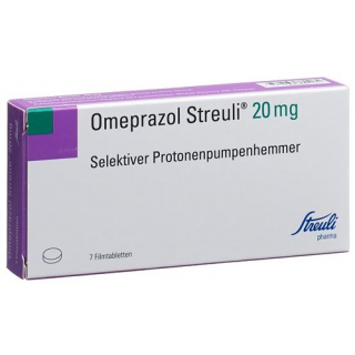 Омепразол Штройли 20 мг 7 таблеток покрытых оболочкой
