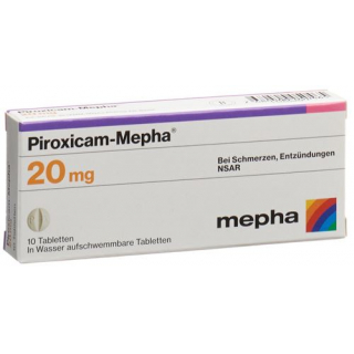Пироксикам Мефа 20 мг 30 таблеток 