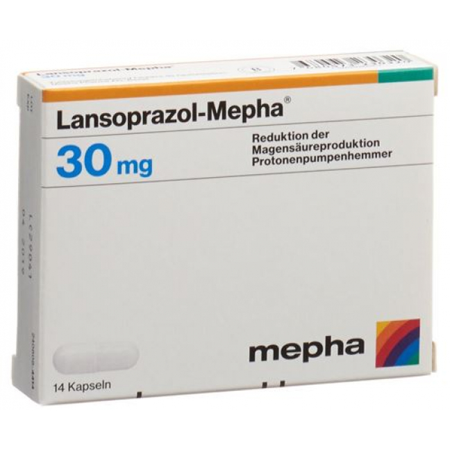Лансопразол Мефа 30 мг 56 капсул