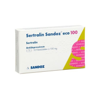 Сертралин Сандоз Эко 100 мг 100 таблеток покрытых оболочкой 