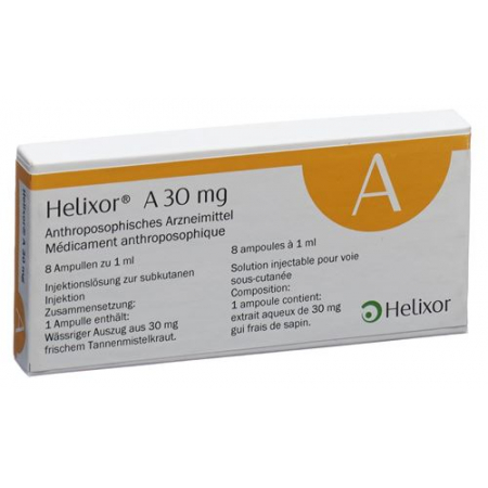 Хеликсор A раствор для инъекций 30 мг 8 ампул