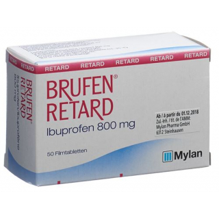 Бруфен Ретард 800 мг 50 таблеток покрытых оболочкой