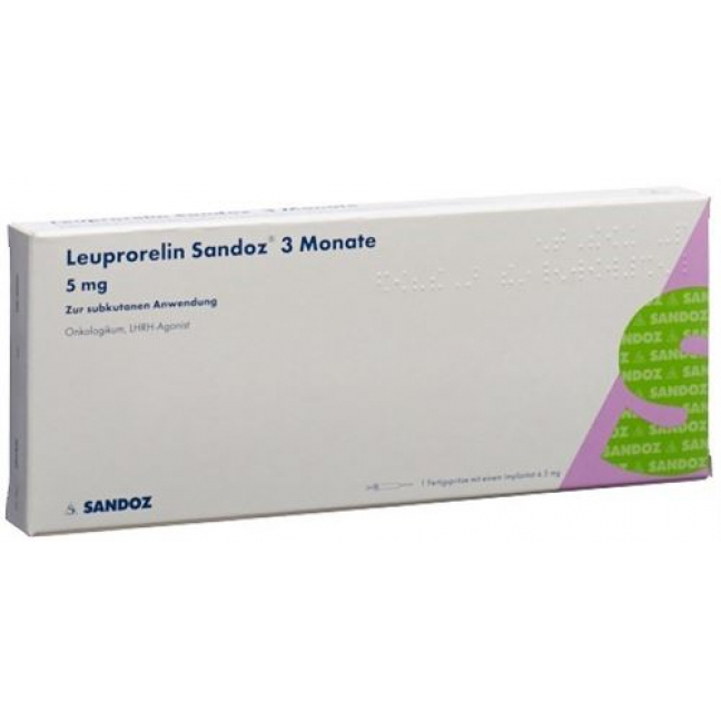 Лейпрорелин Сандоз 5 мг заполненный шприц