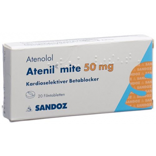 Атенил Мите 50 мг 20 таблеток