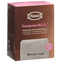 Flawa Compress M.I.C Kompresse 7.5x10см 15 штук