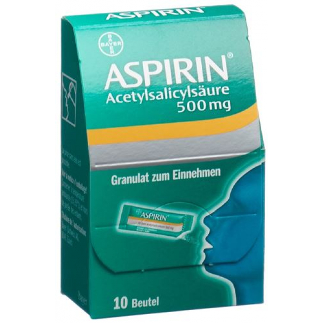 Аспирин гранулы 500 мг 10 пакетиков