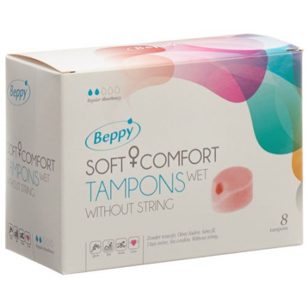 Beppy Soft Comfort Tampons Wet 8 штук