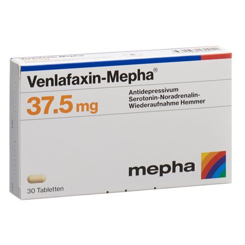 Венлафаксин Мефа 37.5 30 таблеток 