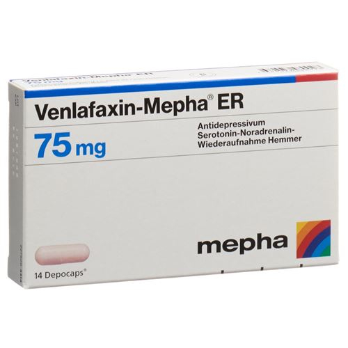 Венлафаксин Мефа ER 75 мг 98 депо капсул