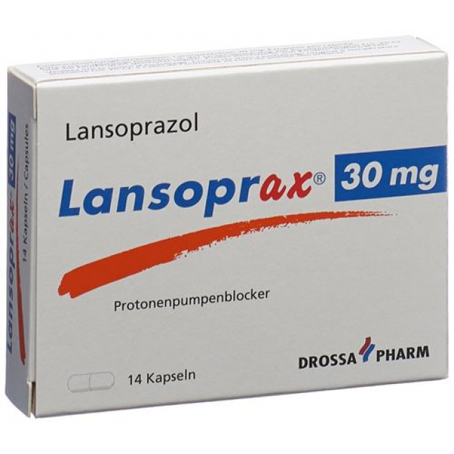 Лансопракс 30 мг 14 капсул