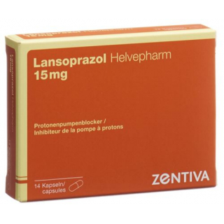Лансопразол Хелвефарм 15 мг 14 капсул