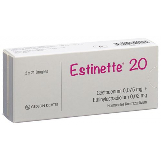 Эстинет-20 3 x 21 таблетка