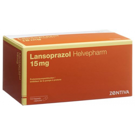 Лансопразол Хелвефарм 15 мг 112 капсул 