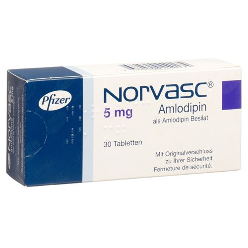 Норваск 5 мг 30 таблеток 