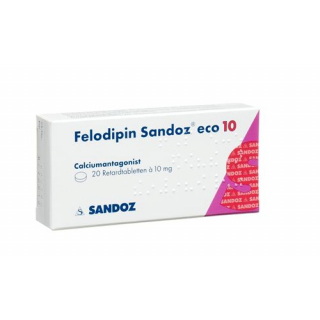 Фелодипин Сандоз ЭКО 10 мг 100 ретард таблеток