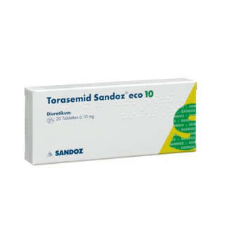 Торасемид Сандоз ЭКО 10 мг 20 таблеток