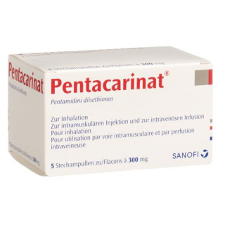 Пентакаринат сухое вещество 300 мг 5 флаконов