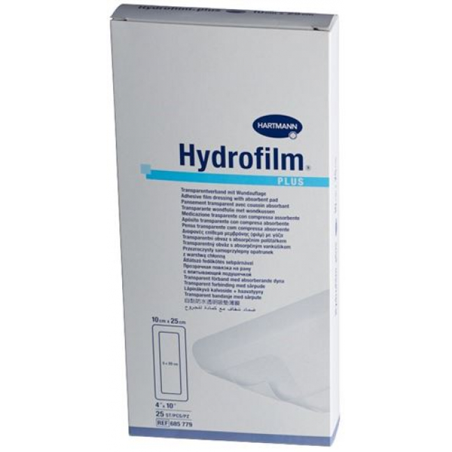 Hydrofilm Plus Wundverband Film 10x25см Steril 25 штук