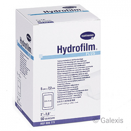 Hydrofilm Plus Wundverband Film 5x7.2см Steril 50 штук