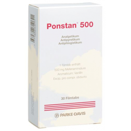 Понстан 500 мг 30 таблеток покрытых оболочкой 
