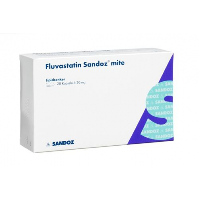 Флувастатин Сандоз Мите 20 мг 28 капсул