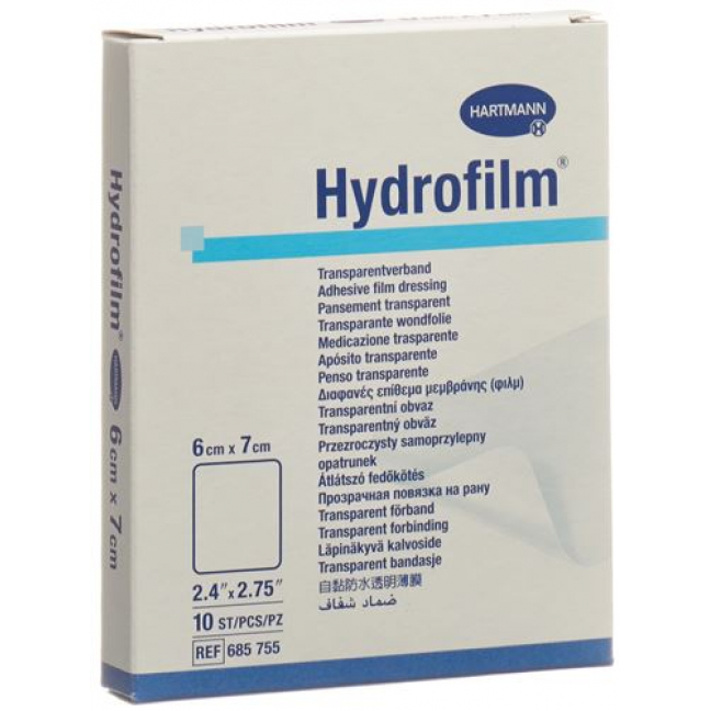 Hydrofilm Wundverband Film 6x7см Transparent 10 штук