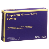 Ибупрофен Н Хелвефарм 600 мг 20 таблеток покрытых оболочкой