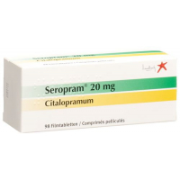 Серопрам 20 мг 98 таблеток покрытых оболочкой 