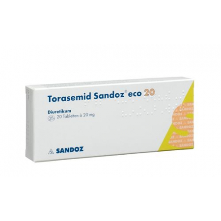 Торасемид Сандоз ЭКО 20 мг 20 таблеток
