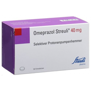 Омепразол Штройли 40 мг 56 таблеток покрытых оболочкой
