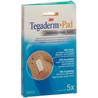 3M Tegaderm + Pad 5x7см / Wundkissen 2.5x4см 5 штук