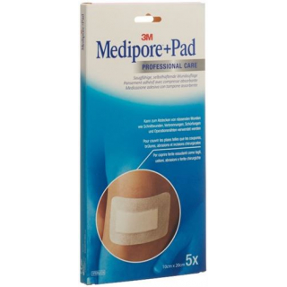 3M Medipore + Pad 10x20см / Wundkissen 5x15.5см 5 штук