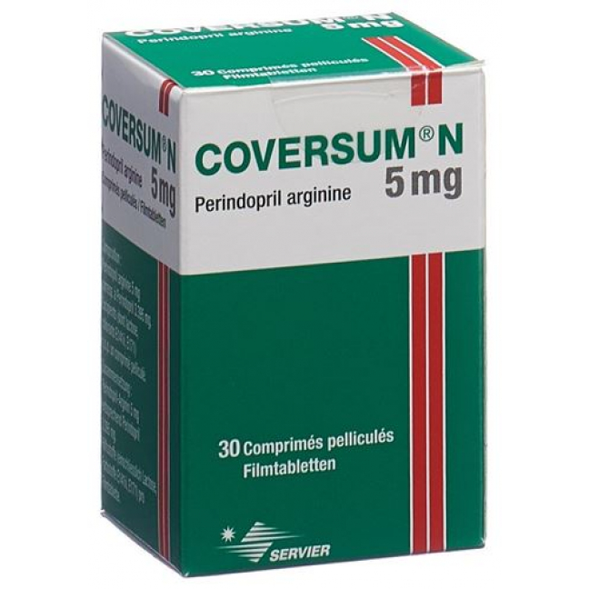 Коверсум Н 5 мг 30 таблеток покрытых оболочкой 