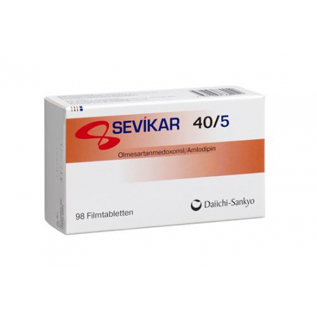 Севикар 40/5 мг 98 таблеток покрытых оболочкой