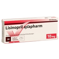 Лизиноприл Аксафарм 10 мг 30 таблеток