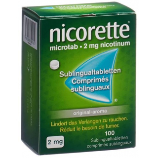 Никоррете 2 мг 100 сублимированных таблеток