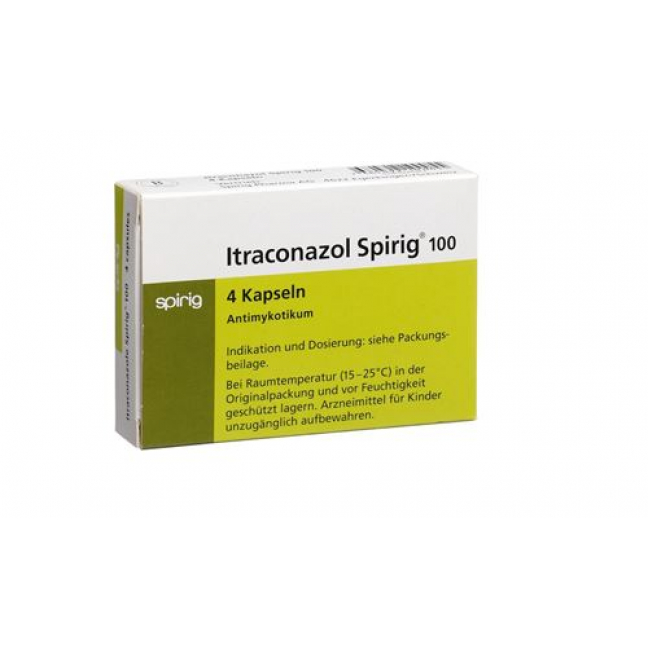 Итраконазол Спириг 100 мг 4 капсулы 